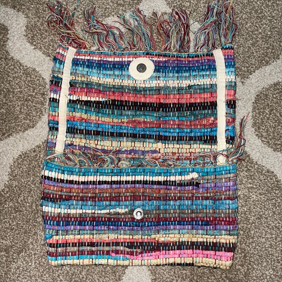 Pull & Bear Accessories - Colorful Fringe Clutch - Picture 2 of 4